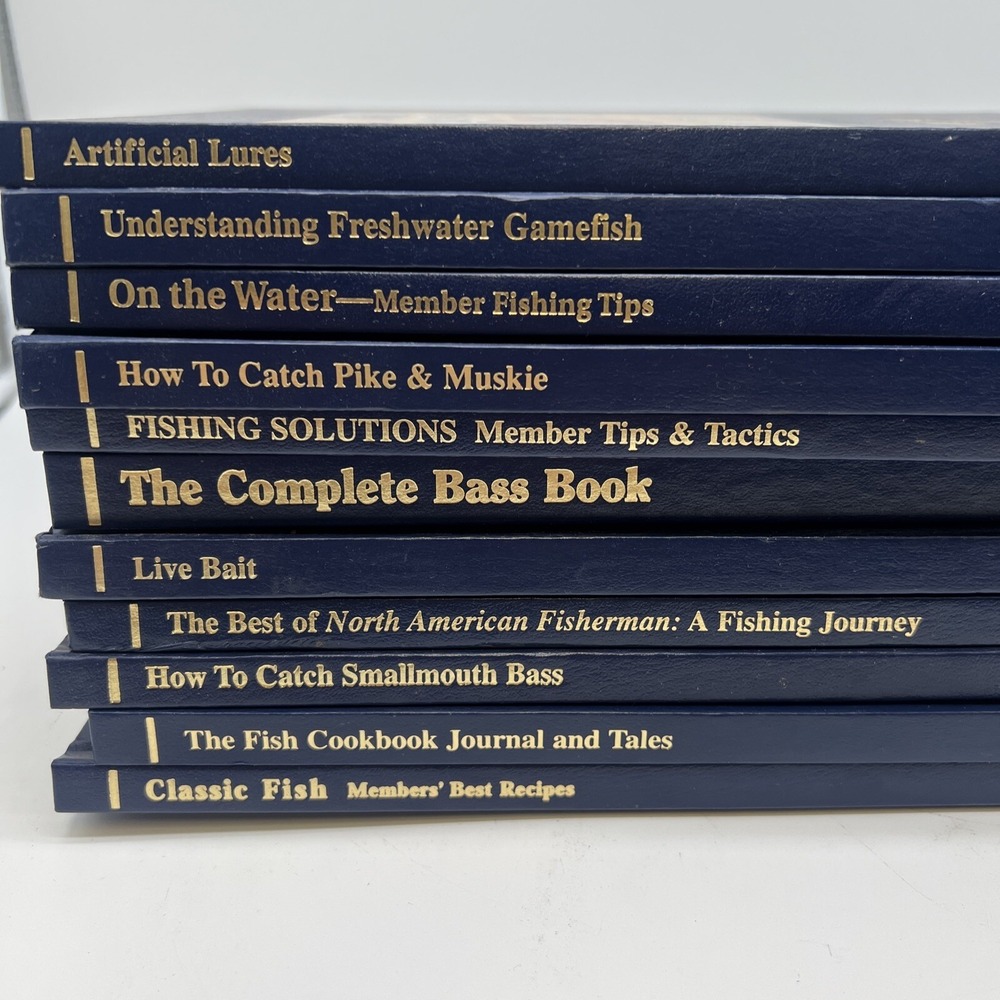 11 Books: North American Fishing Club Hardcover Books - Picture 4 of 4